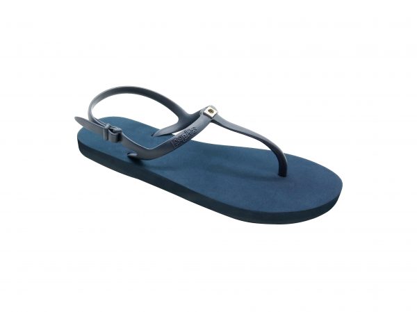 slingback flat navy