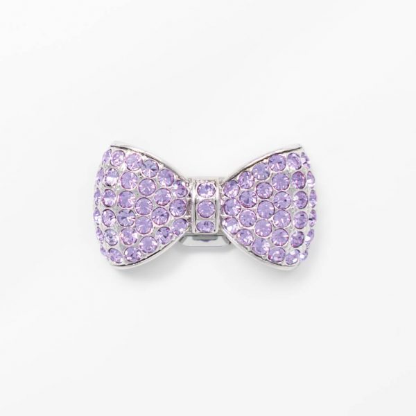 ribbon silver violet