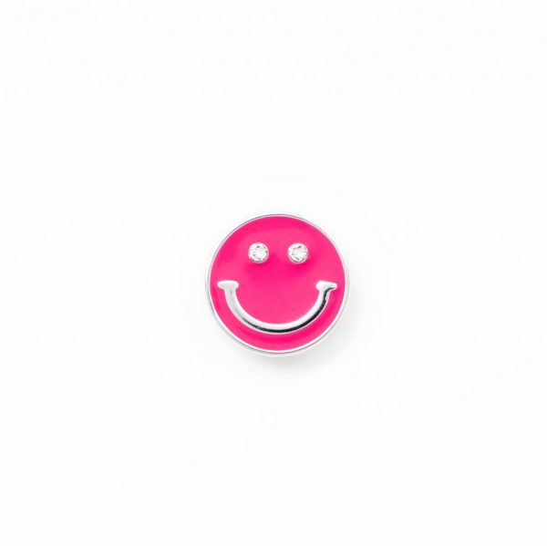 smile sign silver pink